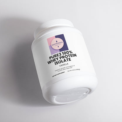 Pure3 100% Whey Protein Isolate (Vanilla)